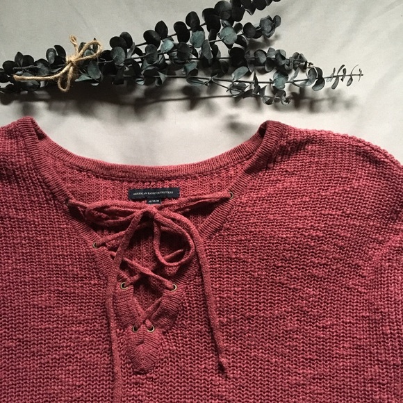 AEO / Front-Tie Sweater - Picture 4 of 9